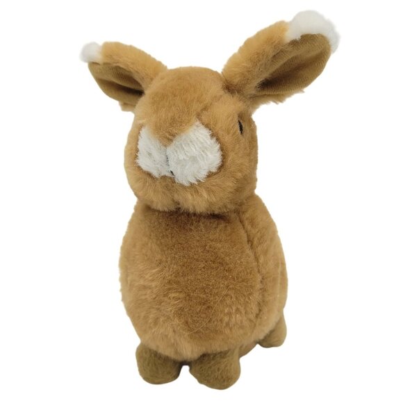 Walmart Brown Plush Bunny Rabbit 10" Stuffed Animal Realistic Easter Spring - Picture 1 of 9